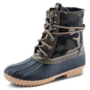Spring Step Women's Duckie-Camo Boots Green Multi EU 36 / US 5.5-6